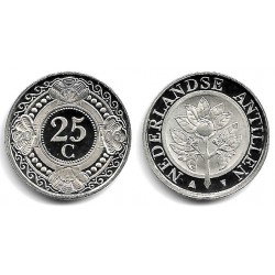 (35) Antillas Neerlandesas. 2006. 25 Cents (SC)