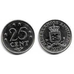 (11) Antillas Neerlandesas. 1979. 25 Cents (SC)