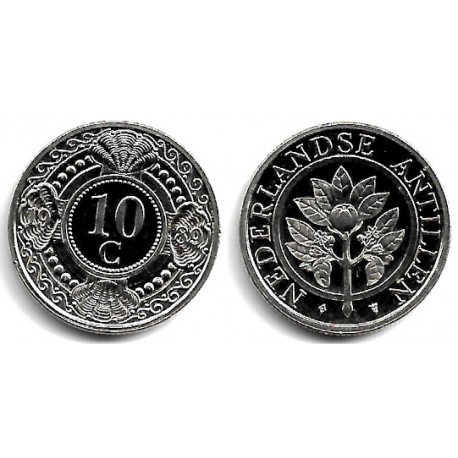 (35) Antillas Neerlandesas. 1989. 10 Cents (SC)