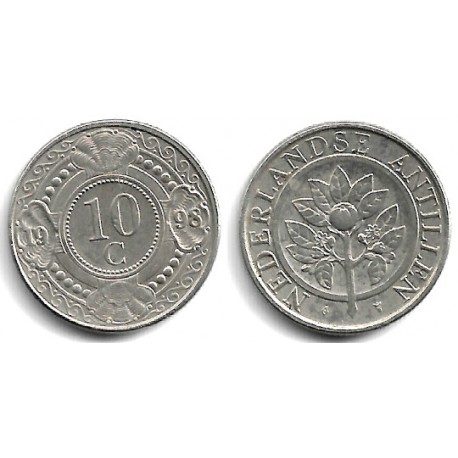(34) Antillas Neerlandesas. 1998. 10 Cents (MBC+)