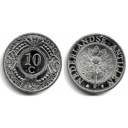 (34) Antillas Neerlandesas. 2004. 10 Cents (SC-)