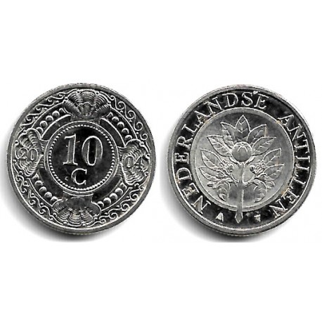 (34) Antillas Neerlandesas. 2004. 10 Cents (SC-)