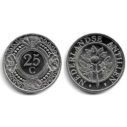 (35) Antillas Neerlandesas. 1996. 25 Cents (SC)