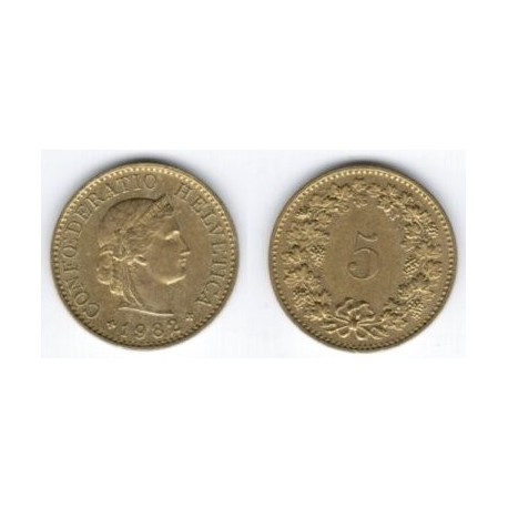 (26c) Suiza. 1982. 5 Rappen (MBC)
