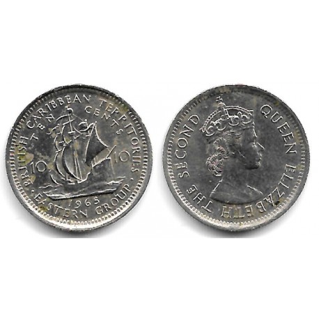 (6) Estados Orientales Caribeños. 1965. 10 Cents (MBC-)