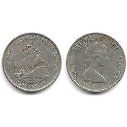 (13) Estados Orientales Caribeños. 1989. 10 Cents (BC+)