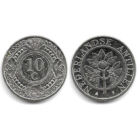 (34) Antillas Neerlandesas. 2003. 10 Cents (MBC)