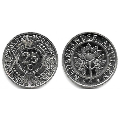 (35) Antillas Neerlandesas. 1997. 25 Cents (SC-)