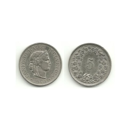 (26) Suiza. 1974. 5 Rappen (BC)