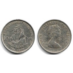 (13) Estados Orientales Caribeños. 1986. 10 Cents (MBC-)