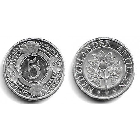 (33) Antillas Neerlandesas. 1999. 5 Cents (SC)