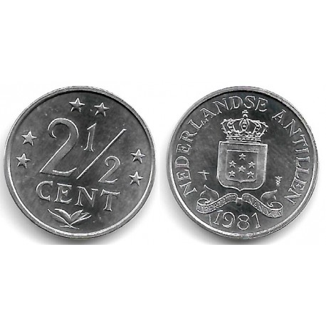 (9a) Antillas Neerlandesas. 1981. 2½ Cents (SC)