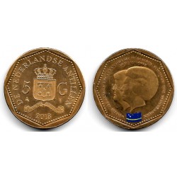 (85) Antillas Neerlandesas. 2013. 5 Gulden (EBC)