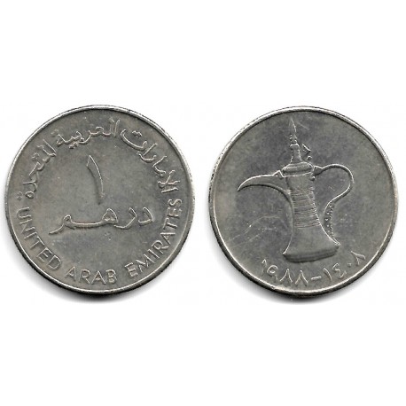 (6.1) Emiratos Árabes Unidos. 1988. 1 Dirham (MBC)