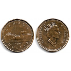 (186) Canadá. 1990. 1 Dollar (EBC)