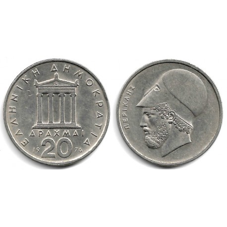 (120) Grecia. 1976. 20 Drachma (MBC)