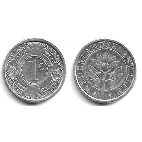 (32) Antillas Neerlandesas. 1989. 1 Cent (EBC)