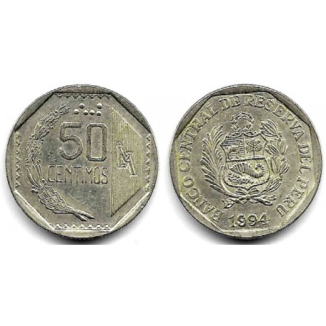(307.1) Perú. 1994. 50 Centimos (MBC)