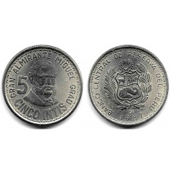 (300) Perú. 1987. 5 Intis (SC)