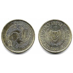 (53.3) Chipre. 1993. 1 Cent (SC)