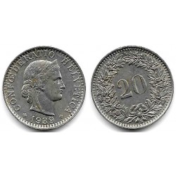 (29a) Suiza. 1939B. 20 Rappen (MBC)