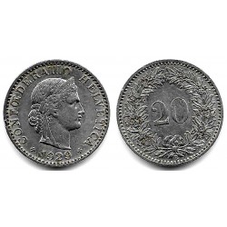 (29) Suiza. 1929B. 20 Rappen (MBC)