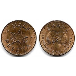 (12) Ghana. 1967. Half Pesewa (EBC)