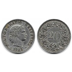 (29) Suiza. 1933B. 20 Rappen (MBC)