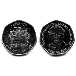 (164) Jamaica. 1995. 1 Dollar (SC)