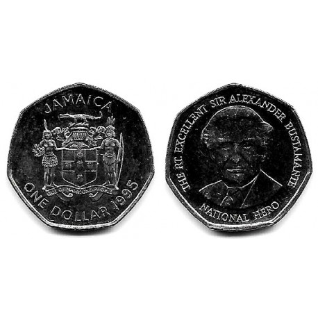 (164) Jamaica. 1995. 1 Dollar (SC)