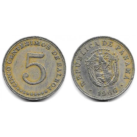 (23.2) Panamá. 1966. 5 Centesimos (MBC)