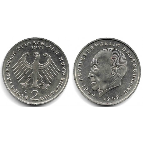 (124) Alemania. 1971(G). 2 Mark (MBC)