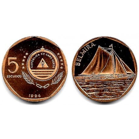 (36) Cabo Verde. 1994. 5 Escudos (SC)