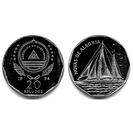 (42) Cabo Verde. 1994. 20 Escudos (SC)