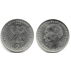 (124) Alemania. 1969(D). 2 Mark (EBC-)