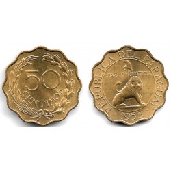 (28) Paraguay. 1953. 50 Céntimos (SC)