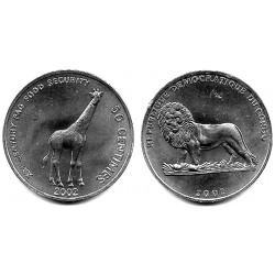 (78) Congo. 2002. 50 Centimes (SC)