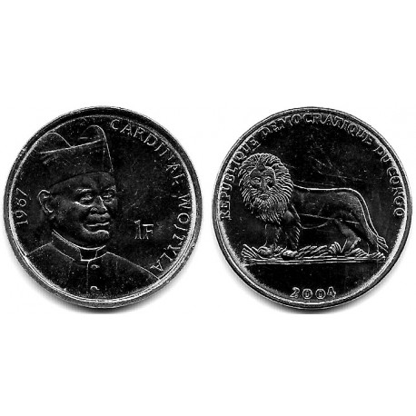 (157) Congo. 2004. 1 Franc (SC)