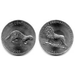 (76) Congo. 2002. 25 Centimes (SC)