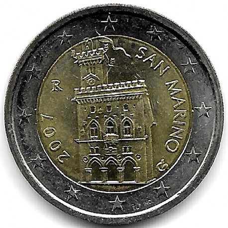 San Marino. 2007. 2 Euro (SC)