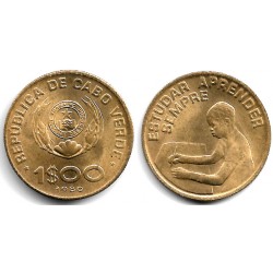 (17) Cabo Verde. 1980. 1 Escudo (SC)