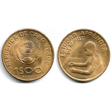 (17) Cabo Verde. 1980. 1 Escudo (SC)