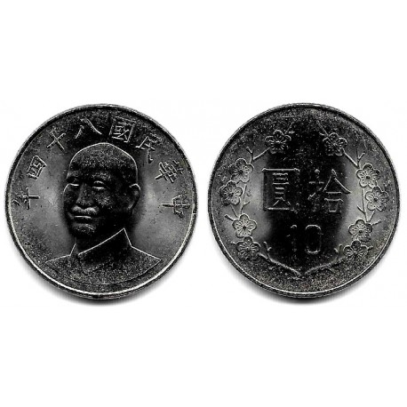 (Y553) Taiwán. 1995(84). 10 Yuan (SC)