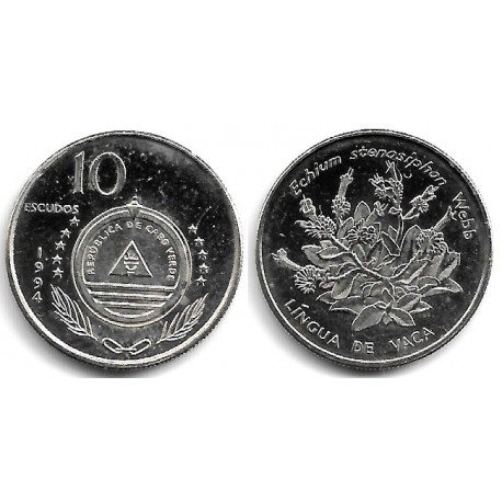 (32) Cabo Verde. 1994. 10 Escudos (SC)