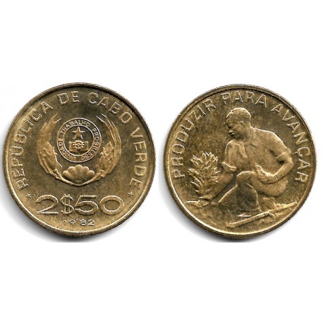 (18) Cabo Verde. 1982. 2,50 Escudos (SC)