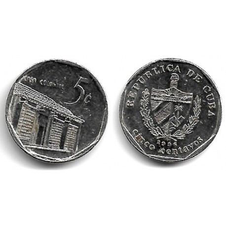 (575.2) Cuba. 1996. 5 Centavos (EBC)