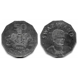 (52) Suazilandia. 1998. 50 Cents (SC)