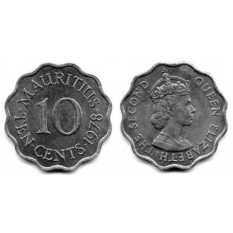 (33) Mauricio. 1978. 10 Cents (SC)