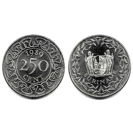 (24) Surinam. 1989. 250 Cents (SC)
