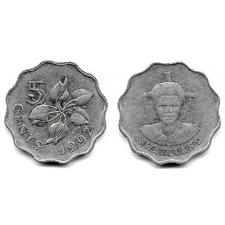 (40.2) Suazilandia. 1992. 5 Cents (EBC-)